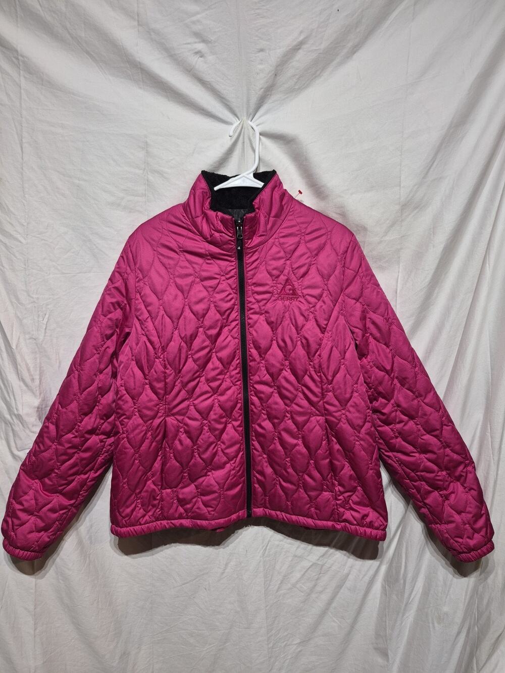 Gerry Weber Pink Quilted Puffer Jacket Women's size XL In Excellent Cond